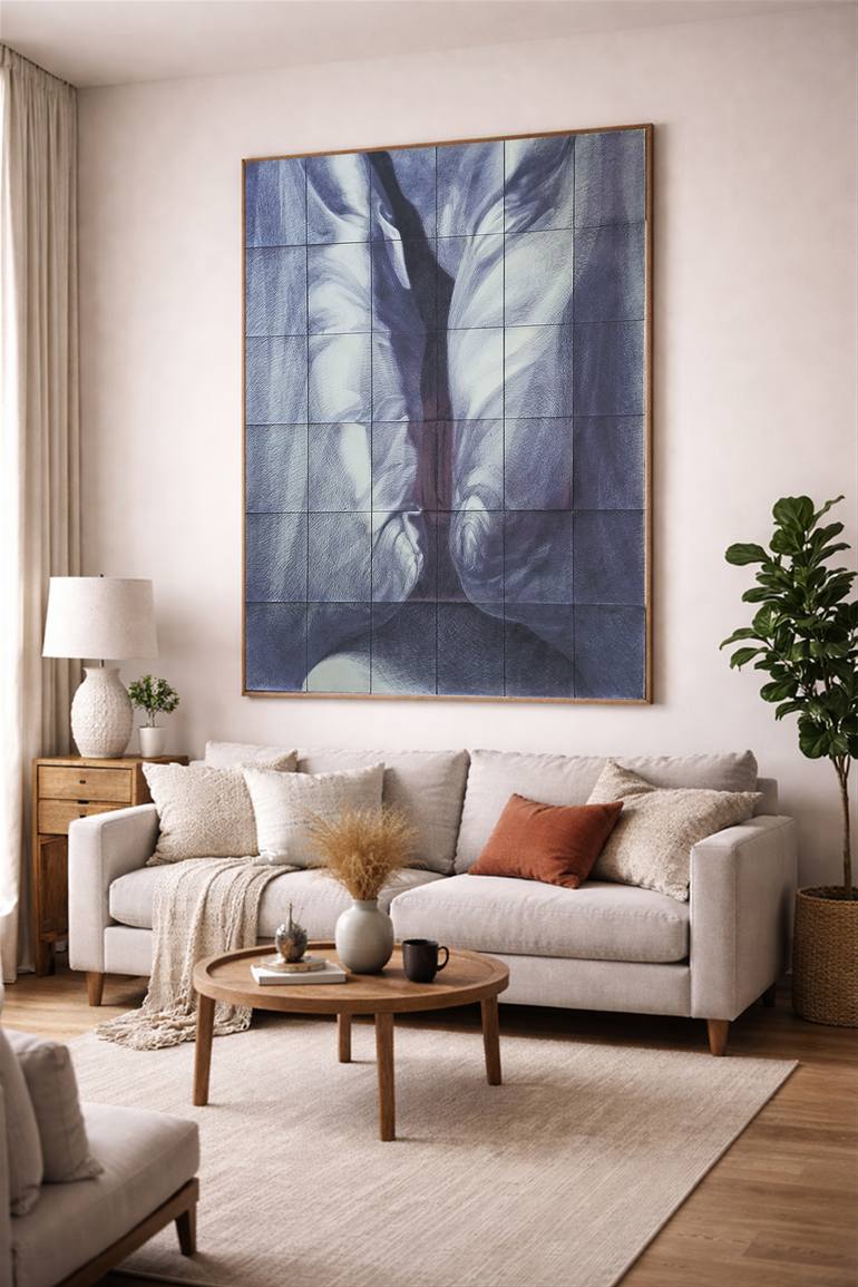 Original Abstract Body Drawing by Maria Ma