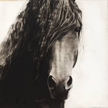 Original Fine Art Horse Paintings by Kenneth Peloke