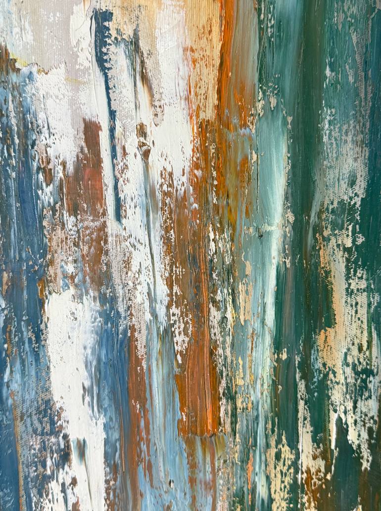 Original Abstract Expressionism People Painting by Amira Fadel