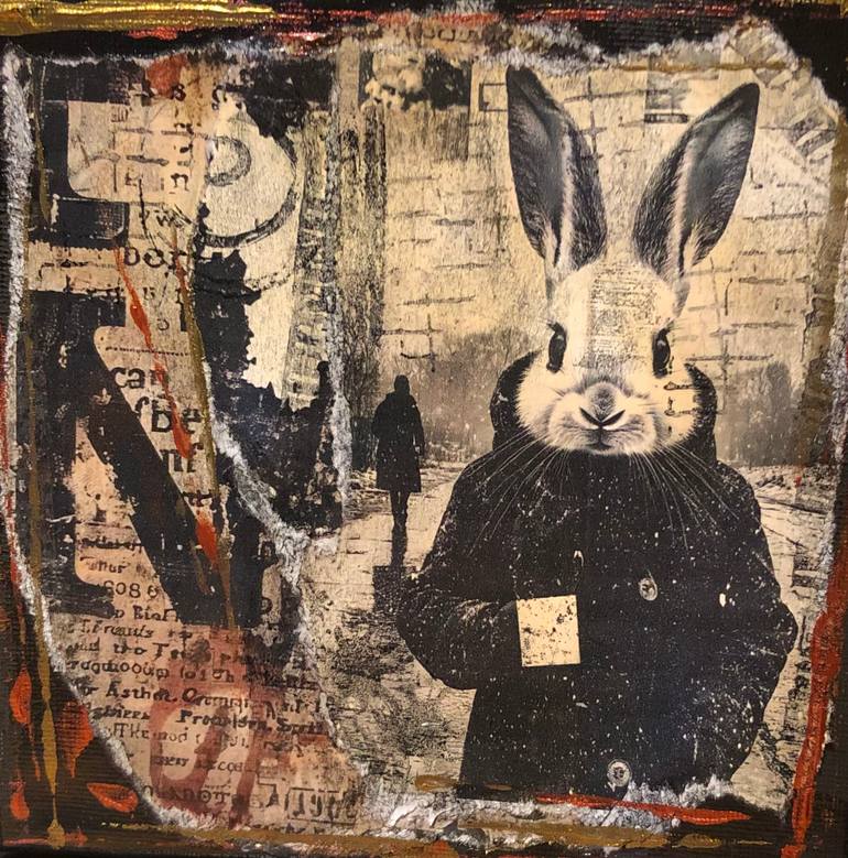 Original Contemporary Animal Mixed Media by Stephanie Lee