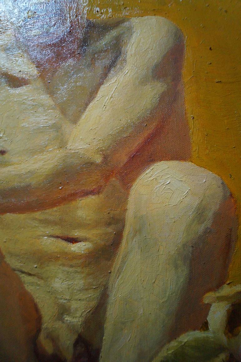 Original Figurative Nude Painting by Paula Solis Burgos