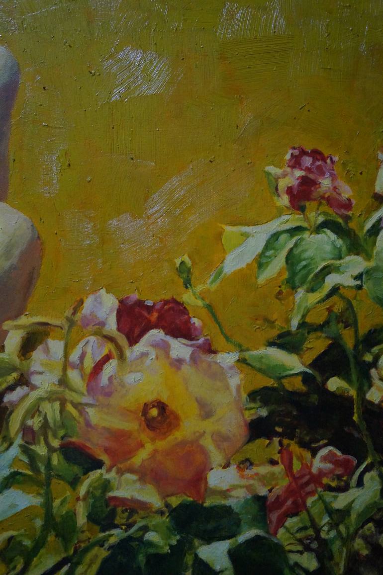 Original Figurative Nude Painting by Paula Solis Burgos