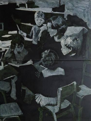 Print of Education Paintings by Paula Solís Burgos