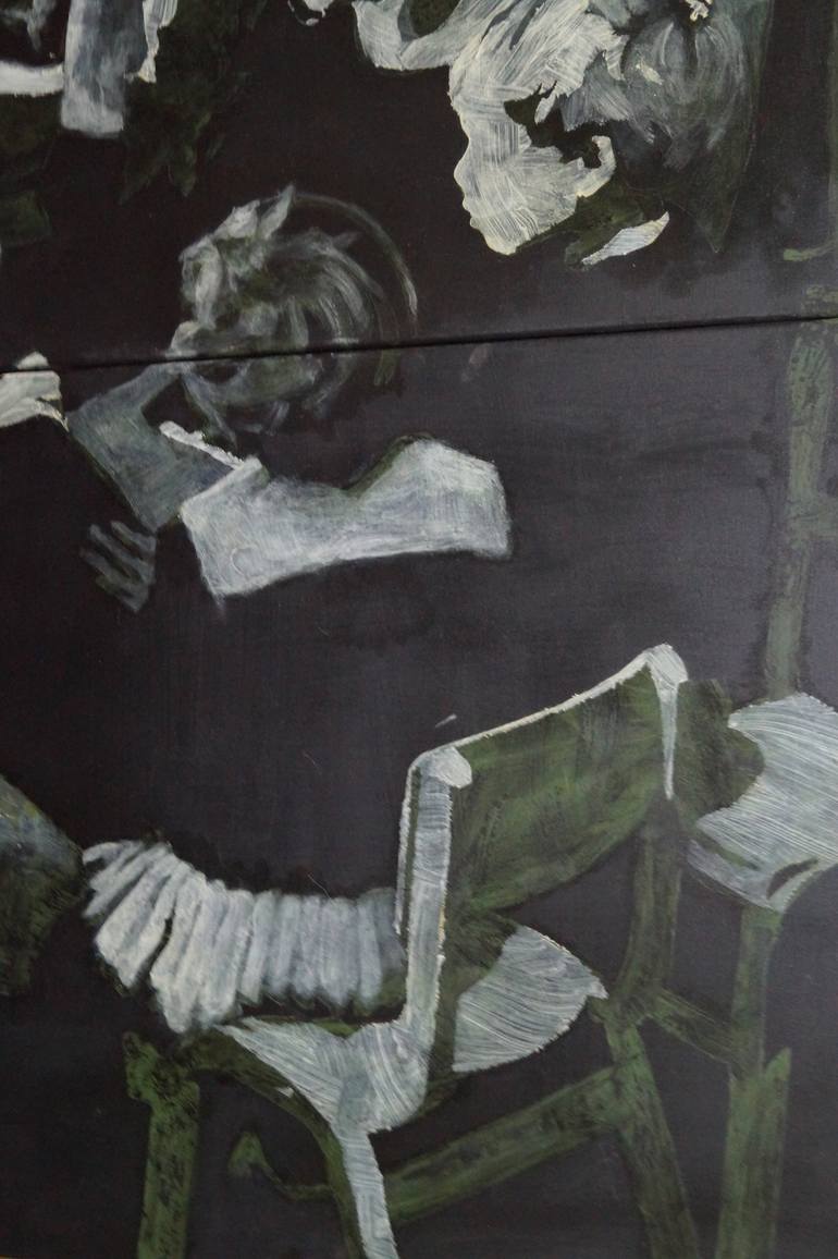 Original Education Painting by Paula Solís Burgos