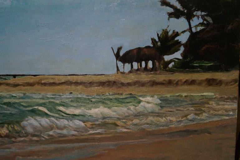 Original Beach Painting by Paula Solís Burgos