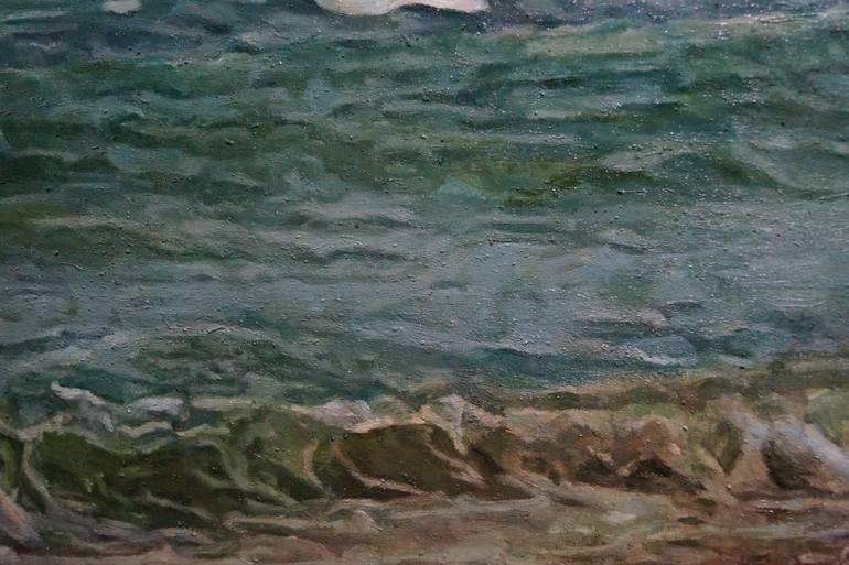 Original Figurative Beach Painting by Paula Solís Burgos