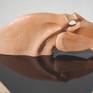Horse Head Contemporary Sculpture (medium-small form from the installation "Acqua")
