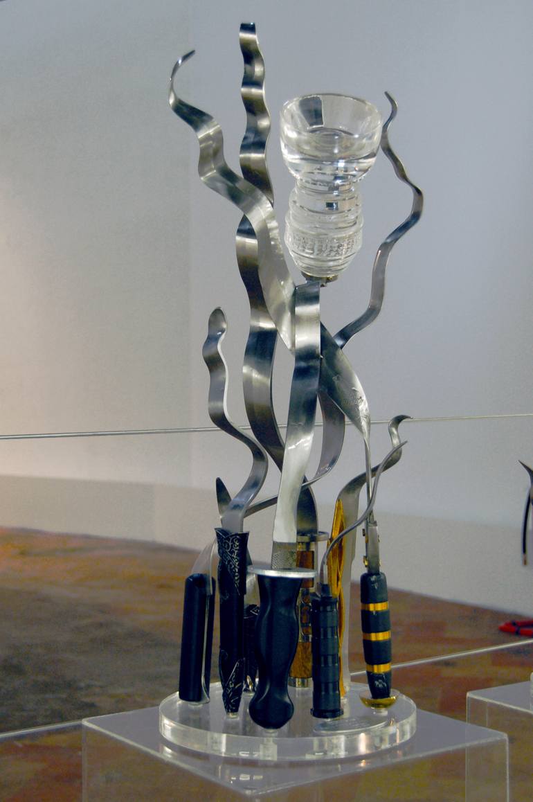 Original Abstract Expressionism Abstract Sculpture by Mark Aspinall