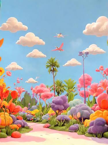 Original Artificial Intelligence Botanic Photography by Ian Jones