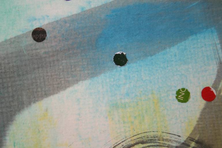 Original Abstract Botanic Painting by Xinyu Zhang