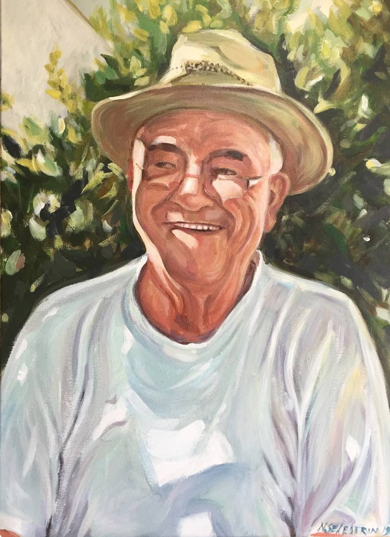 Old man Painting by Nenad Selestrin Saatchi Art