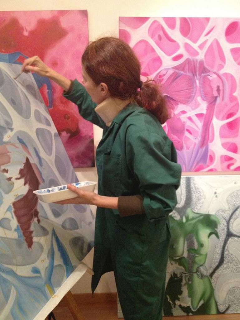 Original Expressionism Science/Technology Painting by Beatrice Tosi