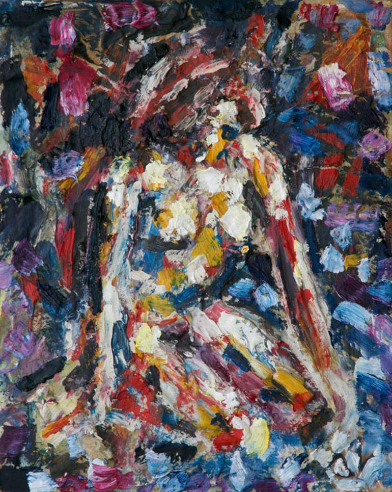 Kneeling Nude Painting By Jurgen Ziewe Saatchi Art