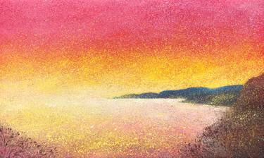 Original Impressionism Sunset Paintings by Volodymyr Smoliak