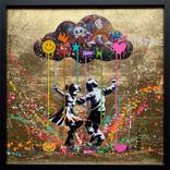 dancing in the rain gold/black by VeeBee VeeBee