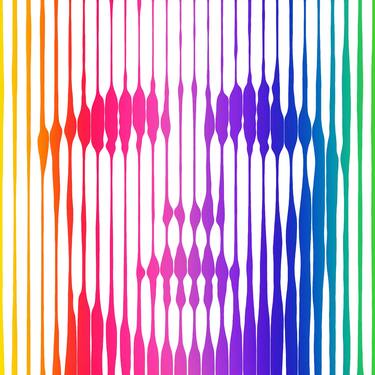 Saatchi Art Artist VeeBee VeeBee; Printmaking, “Debbie Harry (Rainbow) - Limited Edition of 50” #art