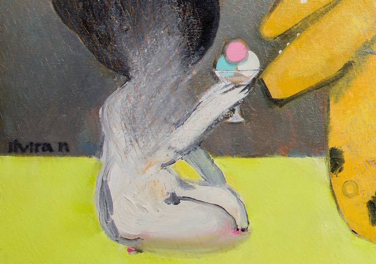 Original Surrealism Women Painting by Ilvira N