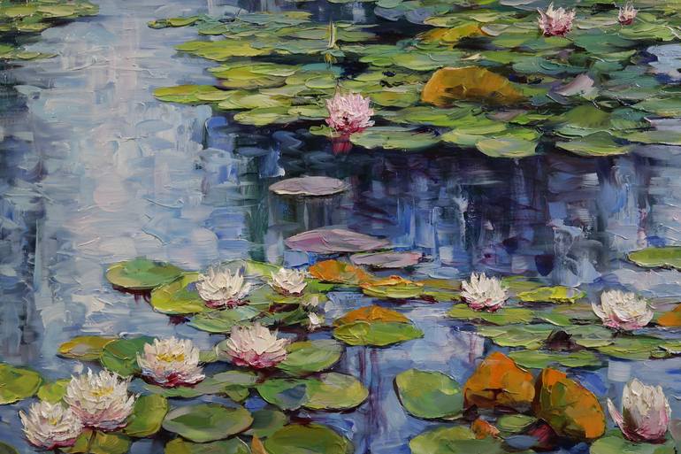 Original Impressionism Landscape Painting by Gennady Vylusk