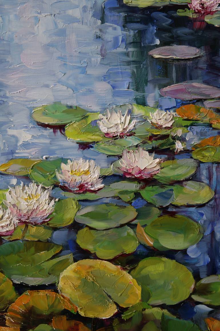 Original Impressionism Landscape Painting by Gennady Vylusk