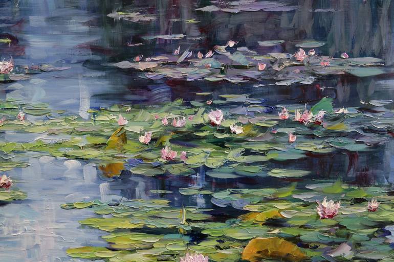 Original Impressionism Landscape Painting by Gennady Vylusk