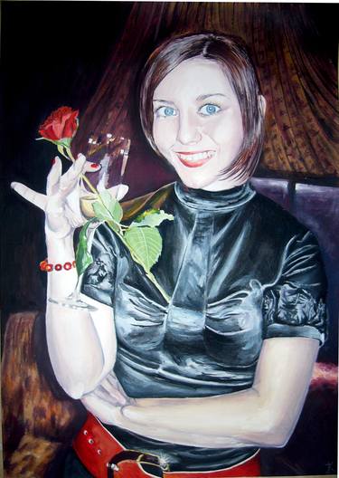 Original Realism People Paintings by Christina Zelenskaya