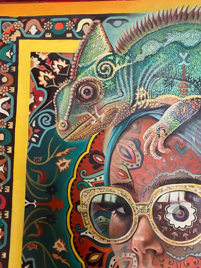 Original Surrealism Women Painting by Engin Shahin