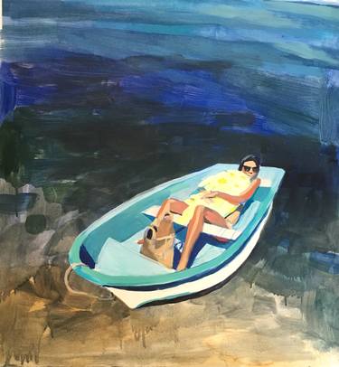 Print of Figurative Boat Paintings by Erica Lambertson