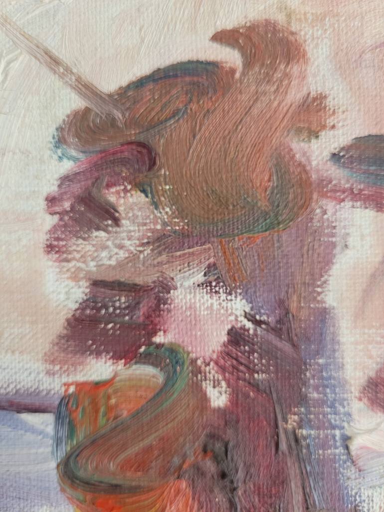 Original Expressionism Still Life Painting by Anne Ylisirnio-Kemppanen