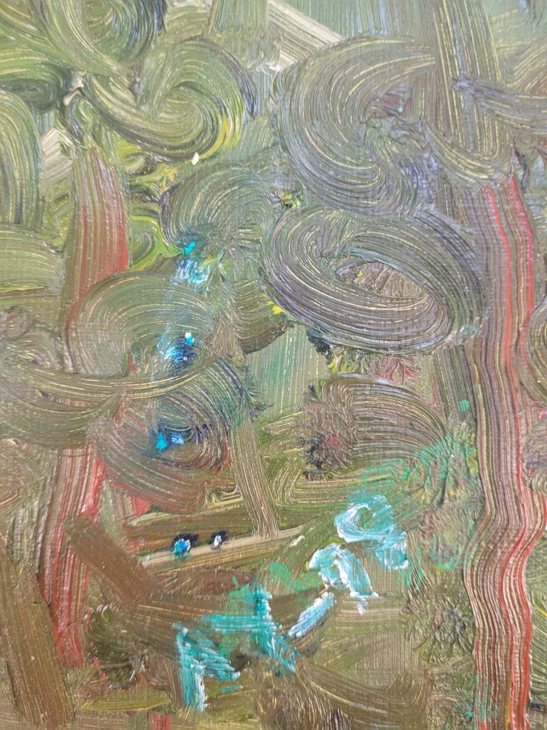 Original Expressionism Landscape Painting by Anne Ylisirnio-Kemppanen