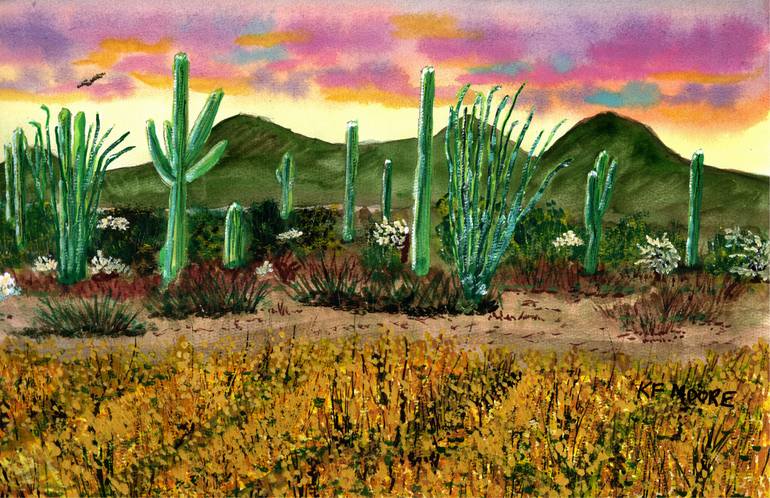 Original  Painting by kenneth moore