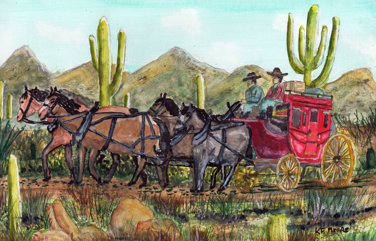 Original  Painting by kenneth moore