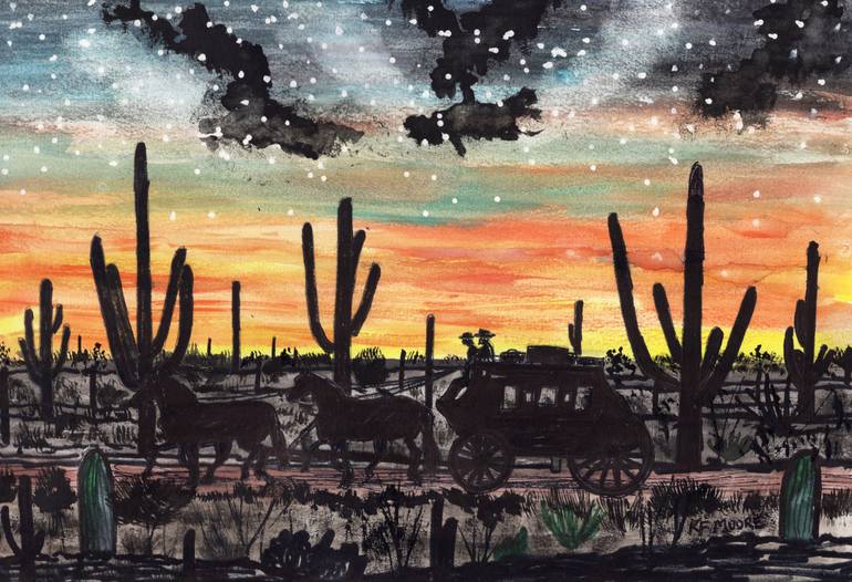 Original  Painting by kenneth moore
