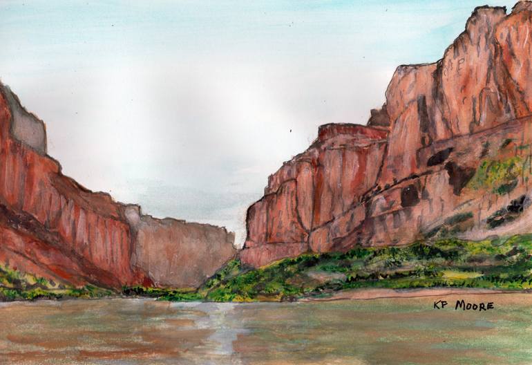 Original  Painting by kenneth moore