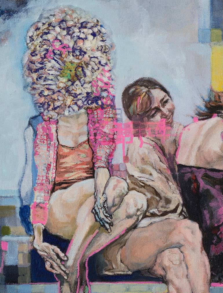 Original Contemporary People Painting by Brigitta Kocsis
