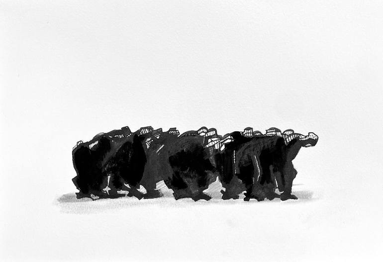 Original  Drawing by brigitta kocsis