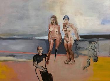 Original Figurative Nude Paintings by Brigitta Kocsis