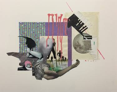 Print of Body Collage by Brigitta Kocsis