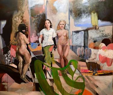 Original Abstract Body Paintings by Brigitta Kocsis