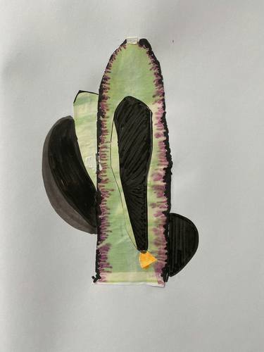 Print of Conceptual Abstract Collage by Brigitta Kocsis