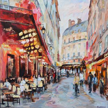 Print of Impressionism Cities Paintings by Olga Novokhatska