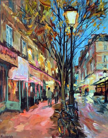 Print of Impressionism Cities Paintings by Olga Novokhatska