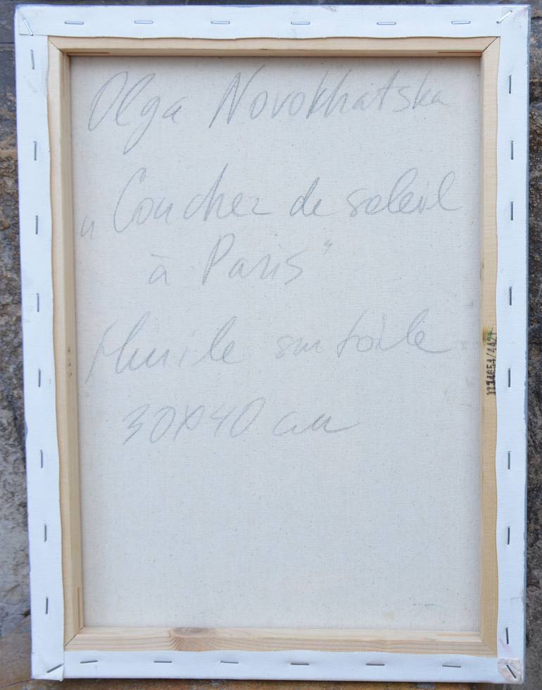 Original Figurative Cities Painting by Olga Novokhatska