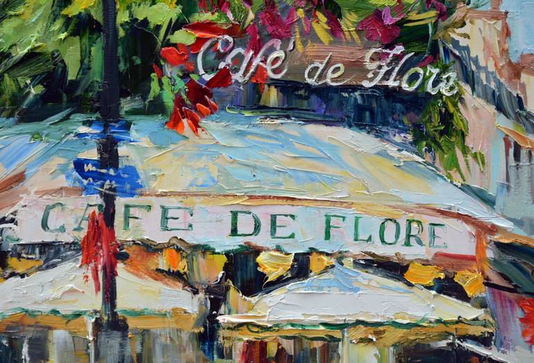 Original Figurative Cities Painting by Olga Novokhatska