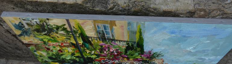 Original Figurative Cities Painting by Olga Novokhatska