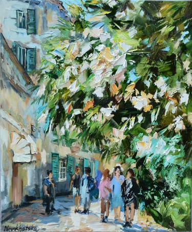 Print of Impressionism Travel Paintings by Olga Novokhatska