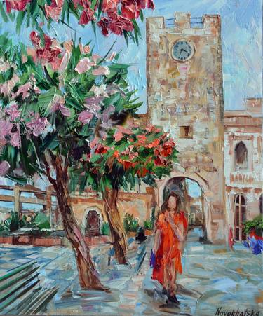 Original Impressionism Cities Paintings by Olga Novokhatska