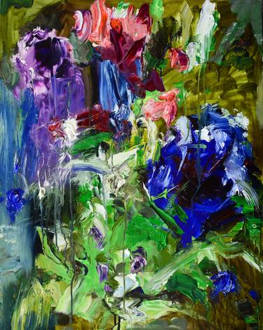 Print of Abstract Expressionism Floral Paintings by Olga Novokhatska