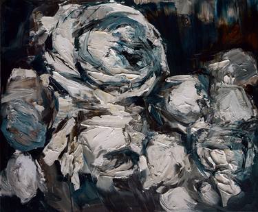 Print of Expressionism Floral Paintings by Olga Novokhatska