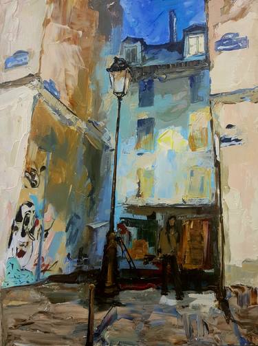 Print of Impressionism Cities Paintings by Olga Novokhatska