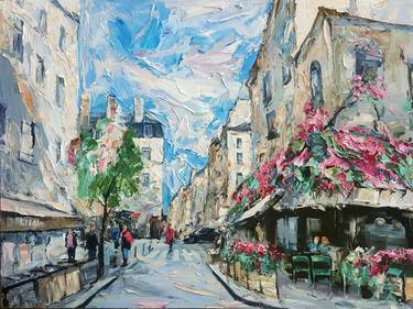 Print of Impressionism Cities Paintings by Olga Novokhatska